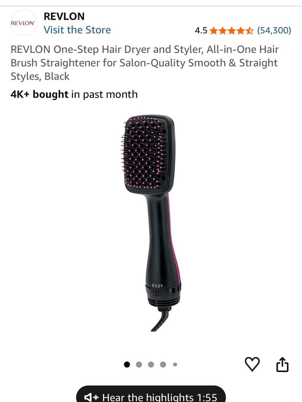 Revlon Hair Dryer & Styler Brush